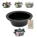 7 Qt Ceramic Slow Cooker Pot Y66022