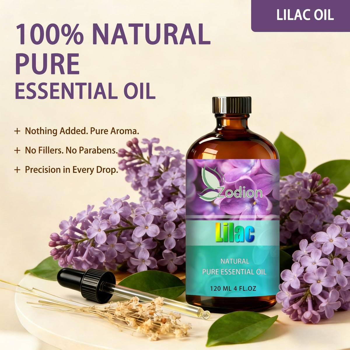 Lilac and Lavender Essential Oil 4 Fl Oz D3743