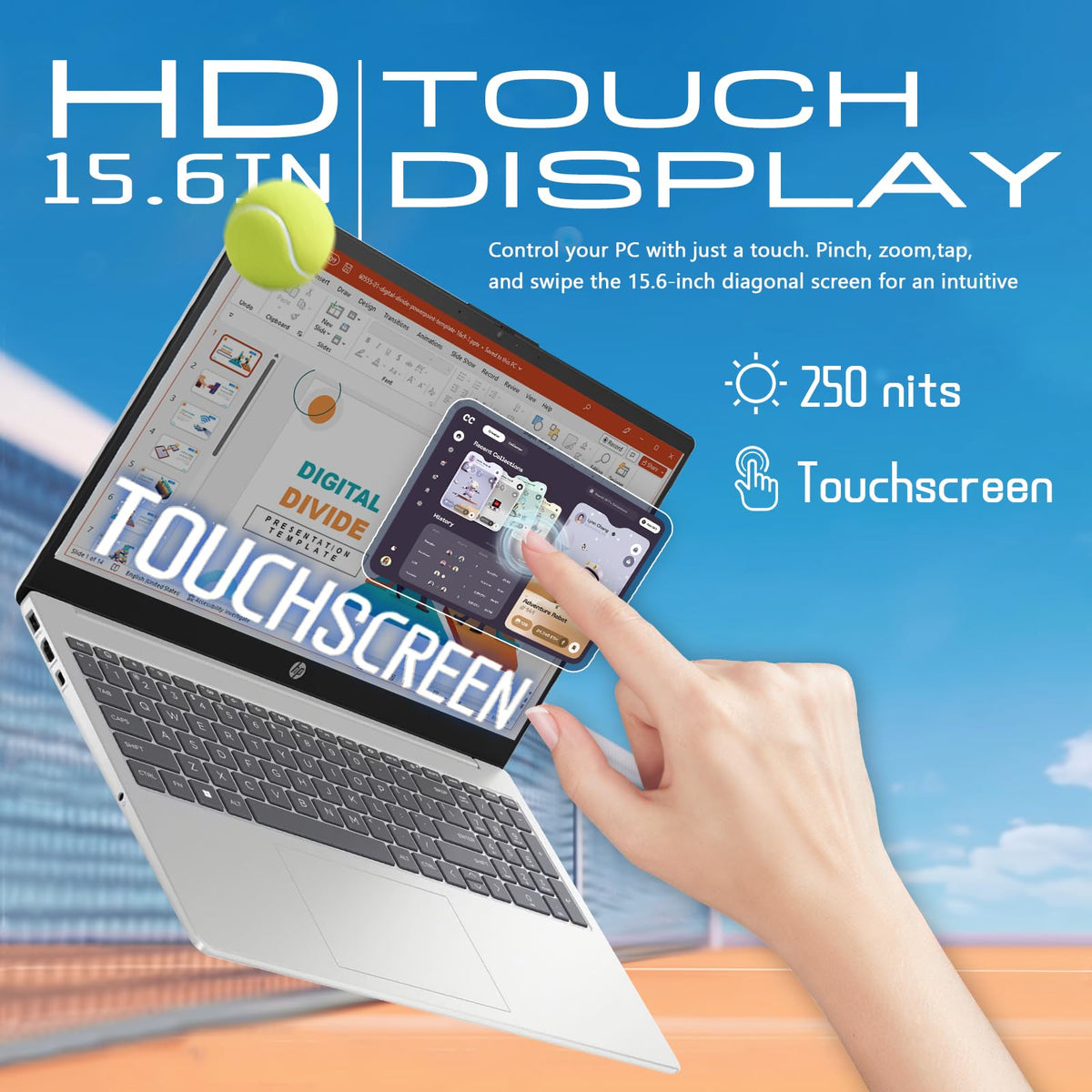 15.6-inch Touchscreen Laptop, 16GB RAM, 512GB SSD C24030