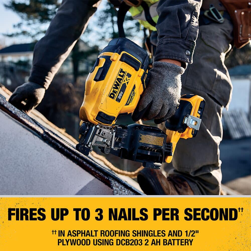 20V MAX Lithium-Ion Cordless Roofing Nailer Kit with Battery Charger and Bag A84850