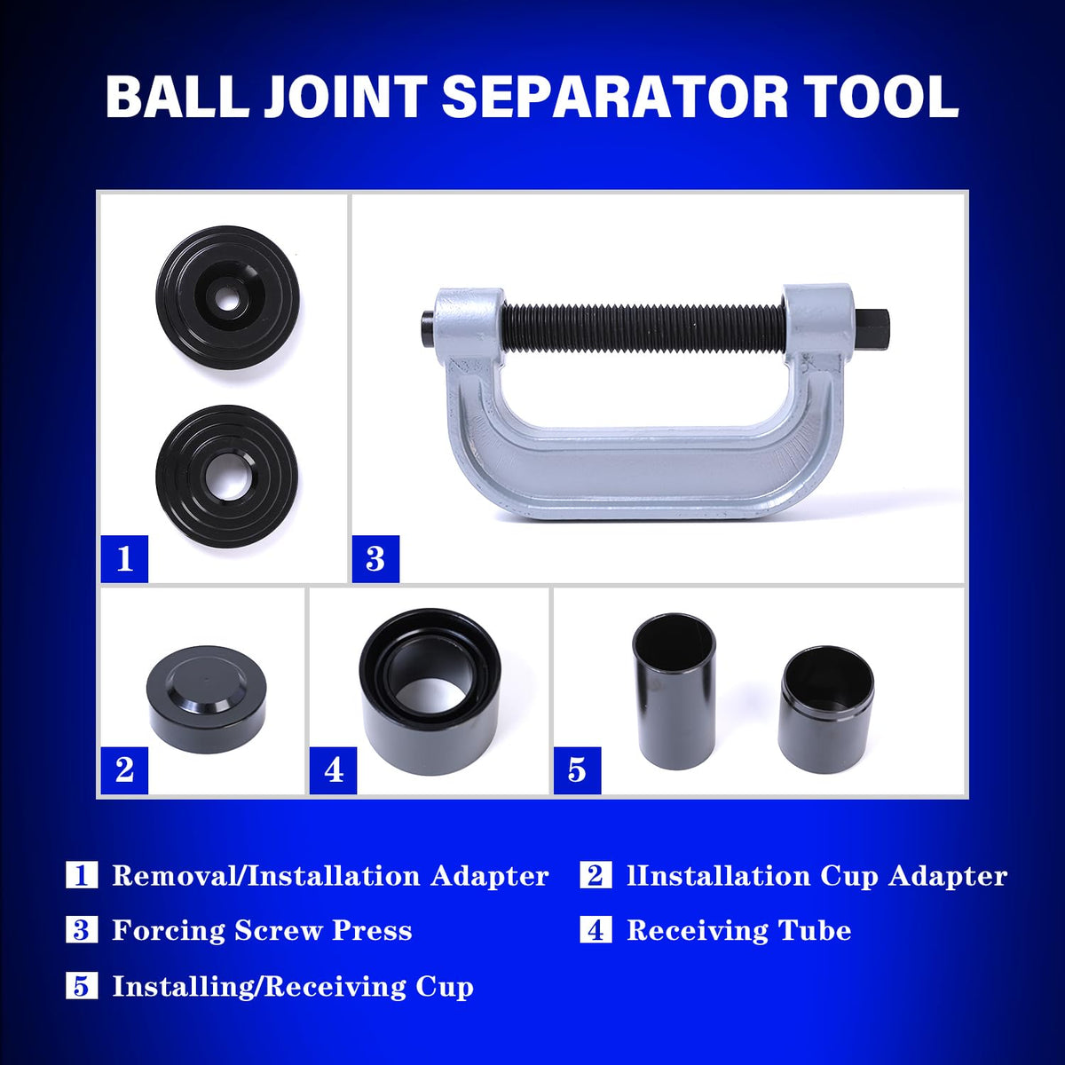 10PC Ball Joint Removal Tool Kit X461