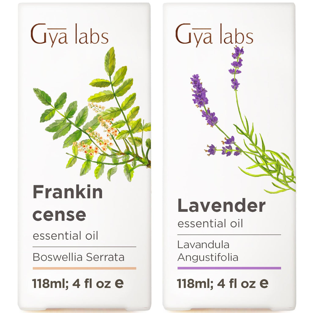 Frankincense & Lavender Essential Oil Set 2x4 Fl Oz K770