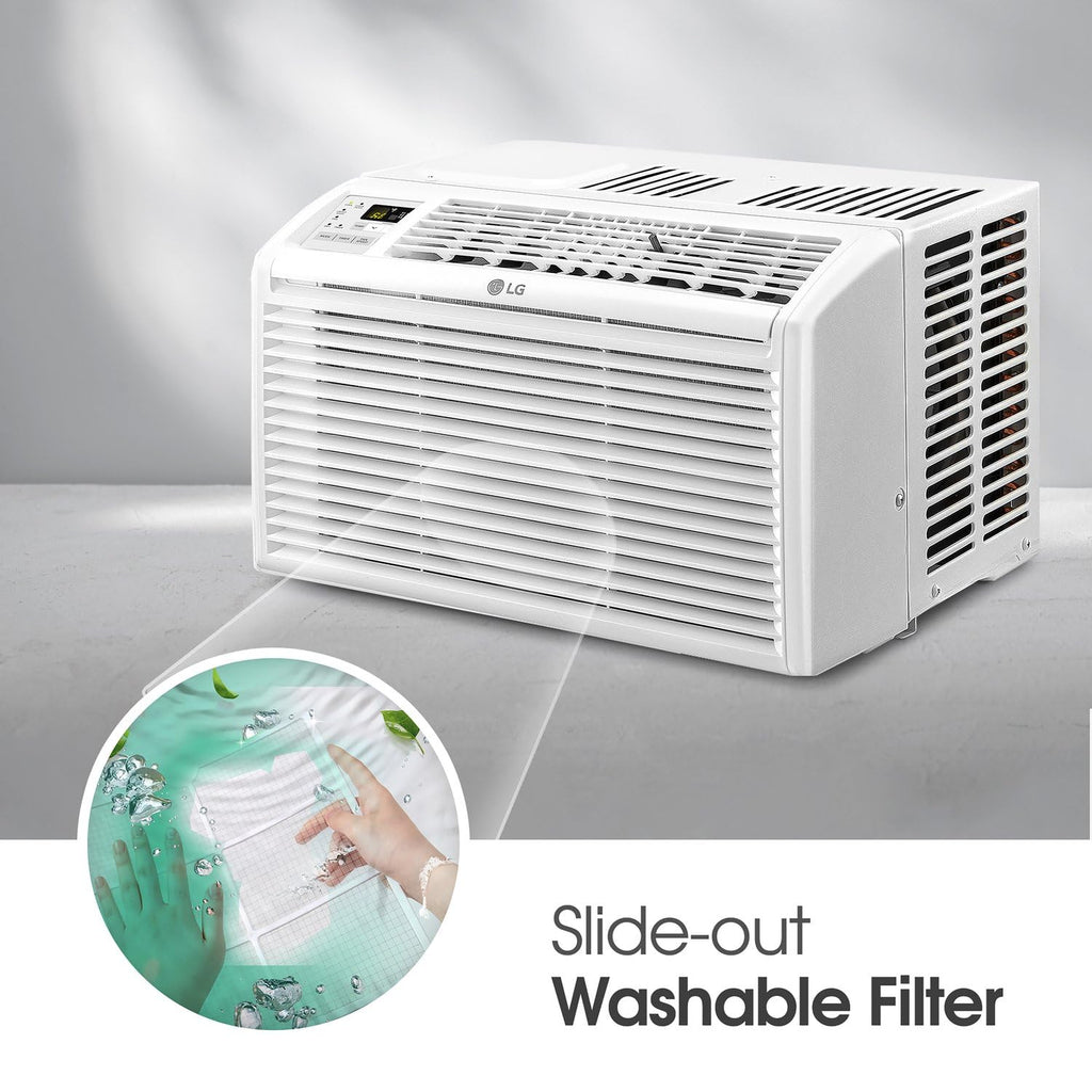 6,000 BTU White Window Air Conditioner F36706