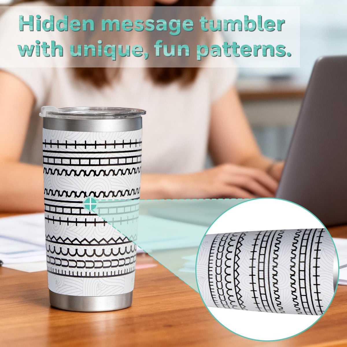 20oz Stainless Steel Travel Tumbler A282925
