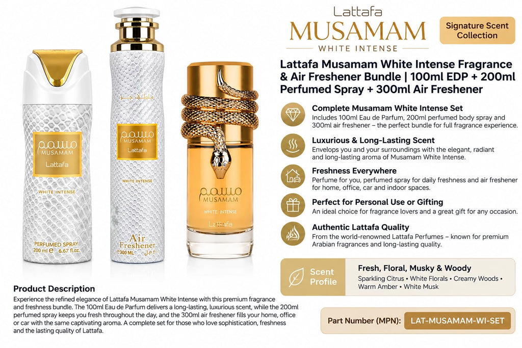 100ml Eau de Parfum + 200ml Perfumed Spray + 300ml Air Freshener G8468