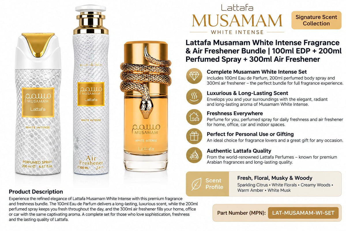 100ml Eau de Parfum + 200ml Perfumed Spray + 300ml Air Freshener G8468