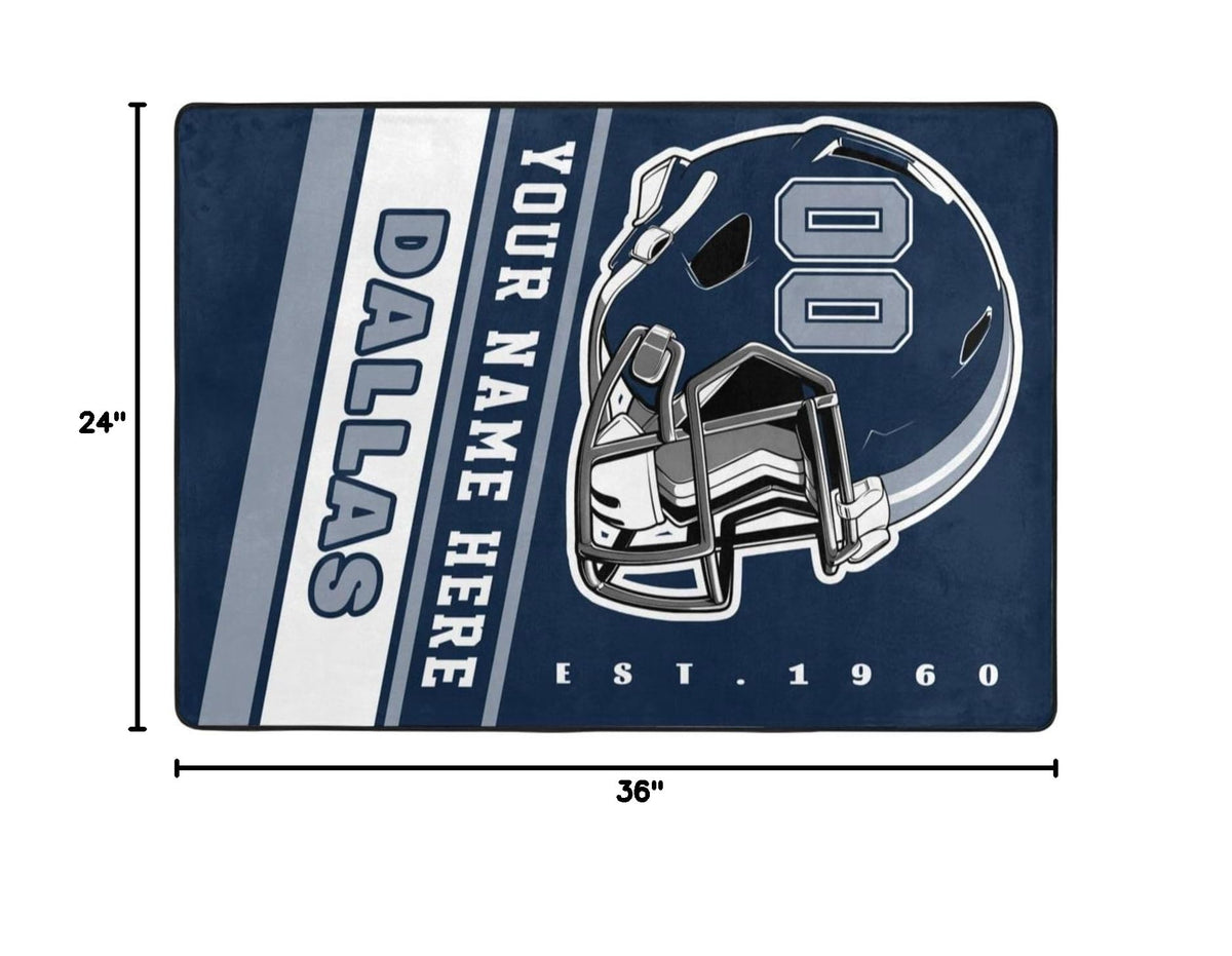 Custom Dallas Rug for Bedroom Personalized Area Rugs with Name and Number Custom Football Carpet Gifts for Fans Men Women

Custom Dallas Rug Personalized Area Rugs with Name and Number Football Carpet K579287