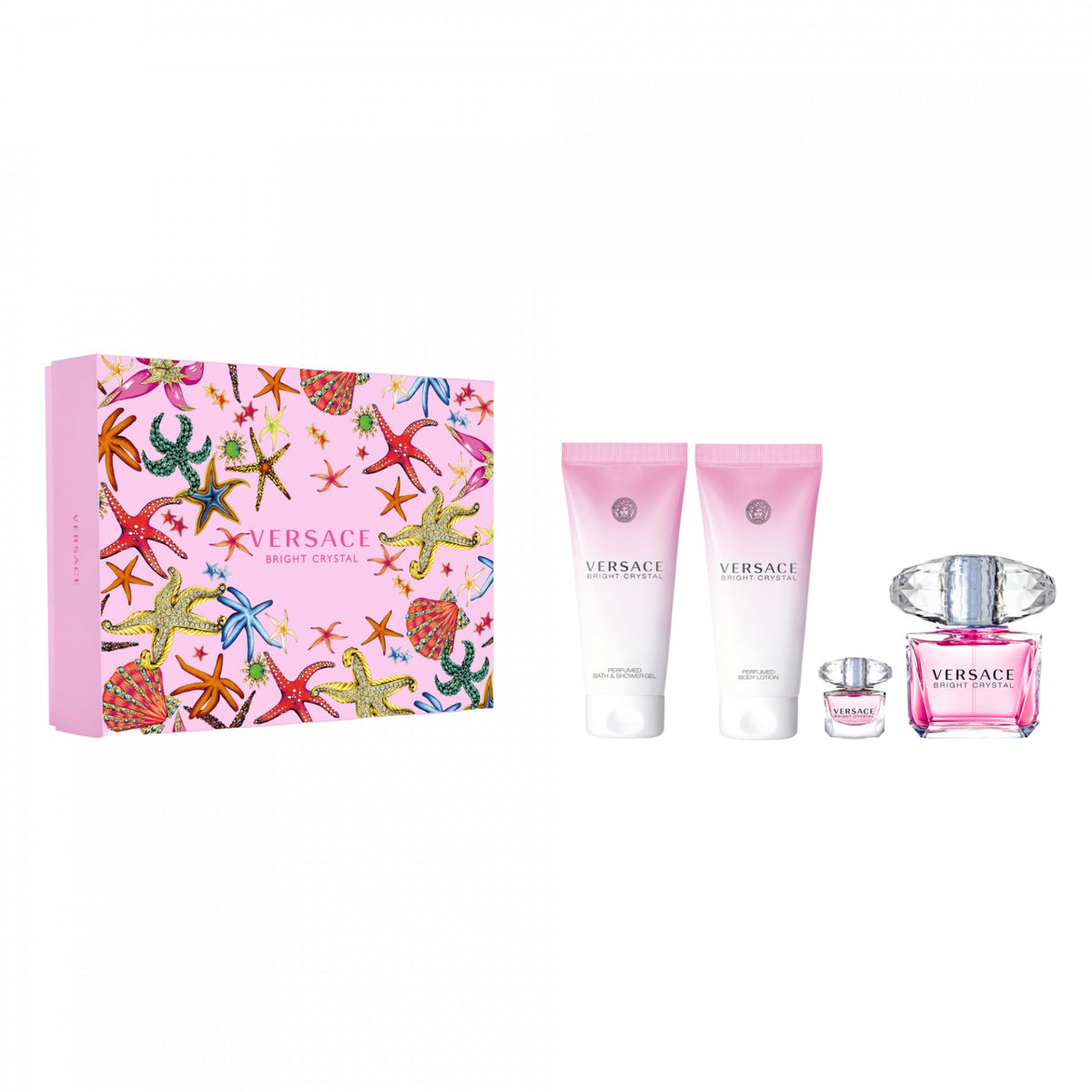 4-Pieces Set Floral Fruity Fragrance 9.59 Fl Oz T8763