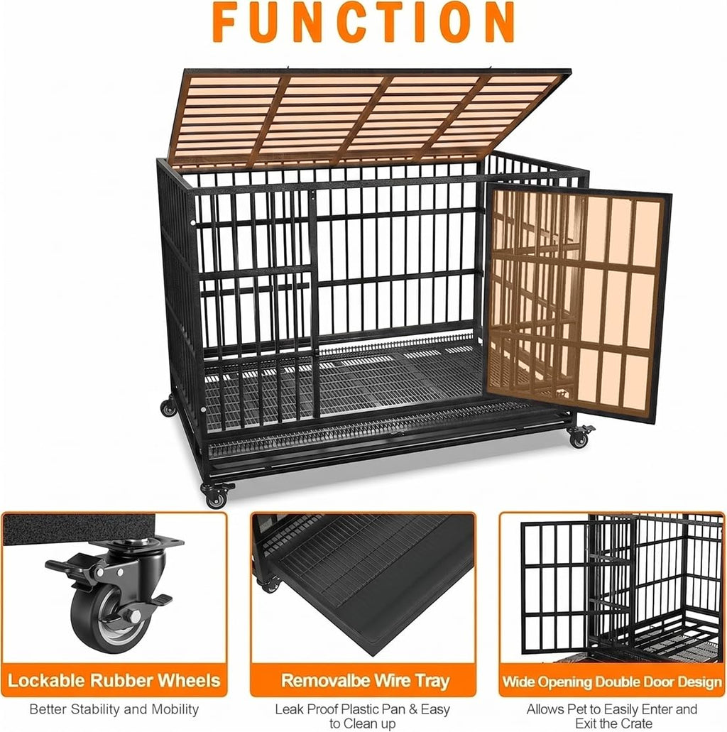 48" Heavy Duty Dog Crate U47696