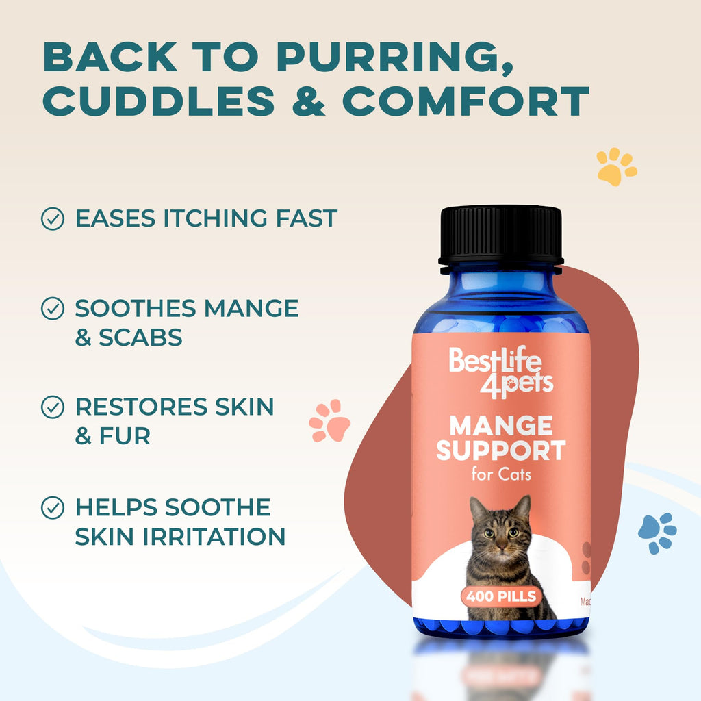 Mange Support for Cats 400 Pills J2117