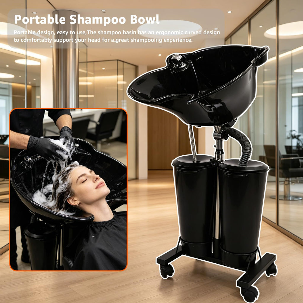 Portable Shampoo Bowl with Electric Pump O5651