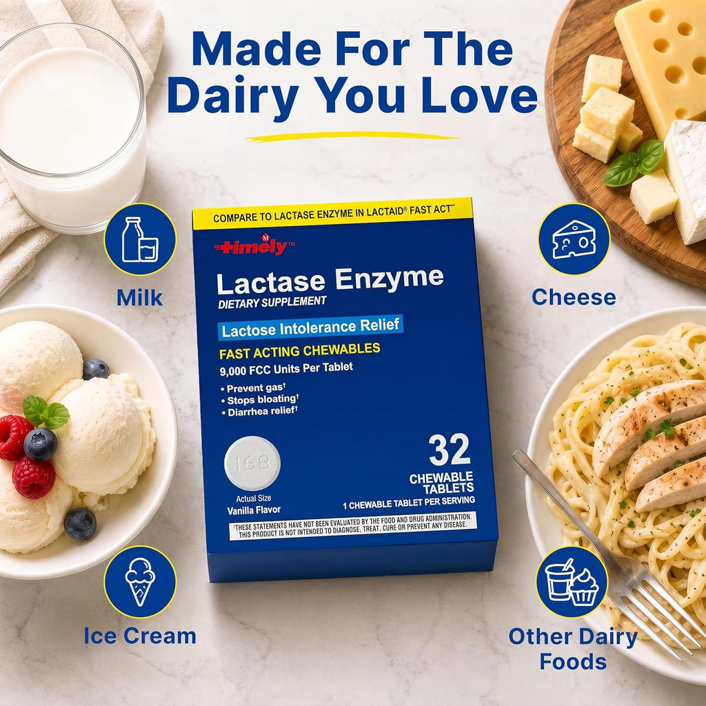 Lactase Enzyme Caplets 9,000 FCC Units W6659
