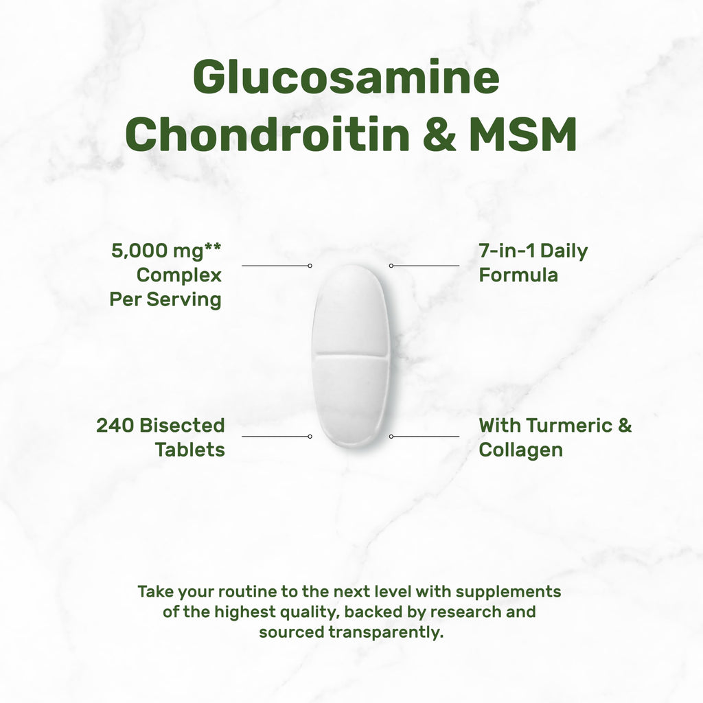 Glucosamine Chondroitin & MSM Complex 240 Tablets S592379