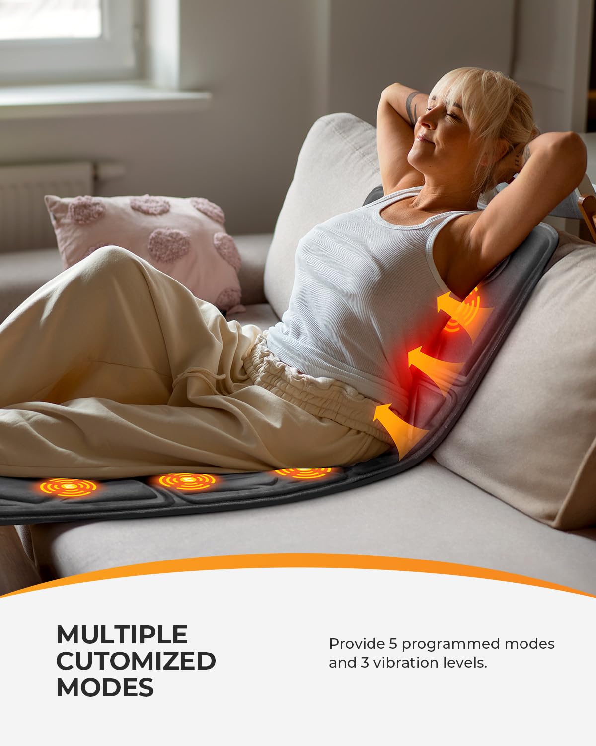Full Body Massage Mat with Heat K798002