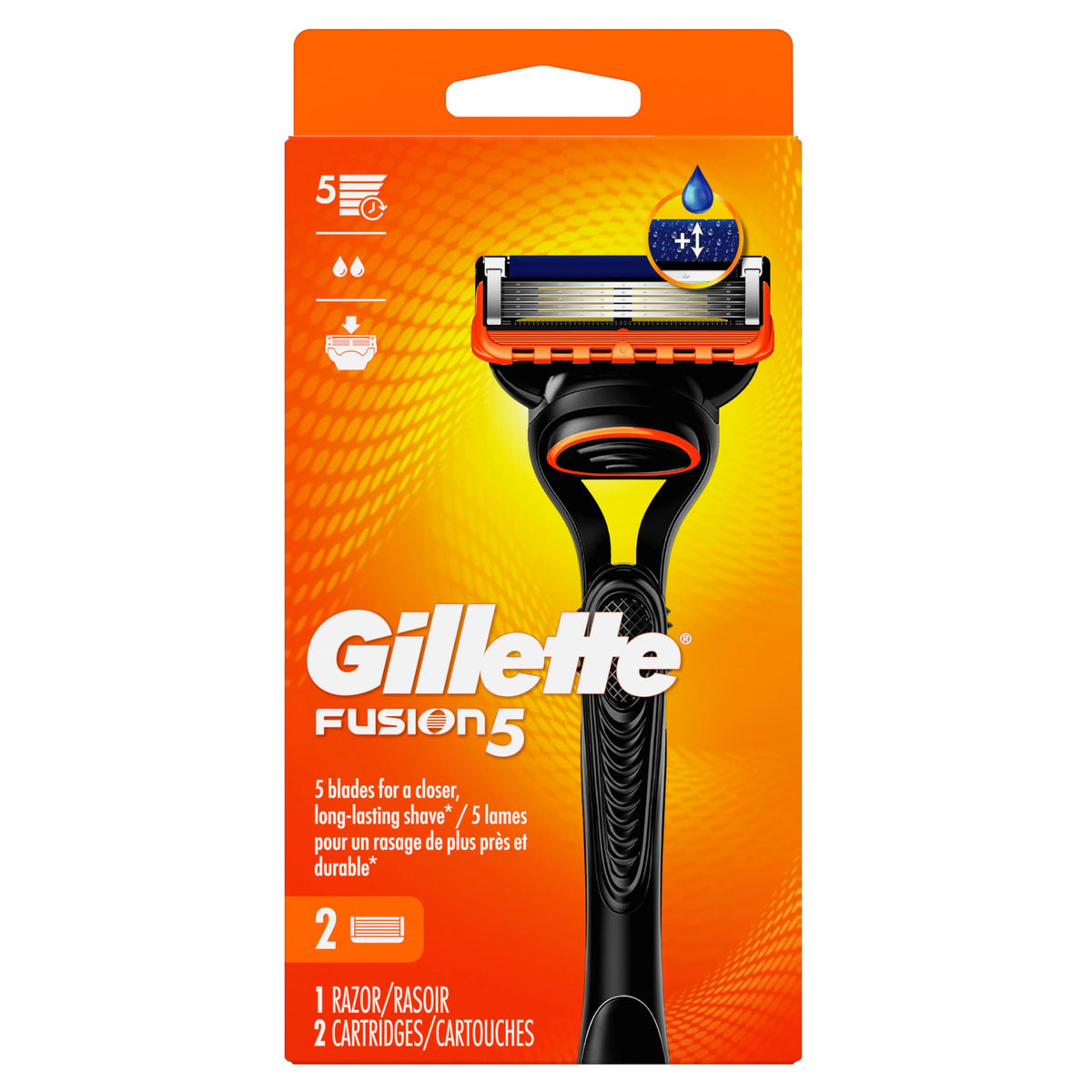 Razor Handle + 2 Razor Blade Refills G34375