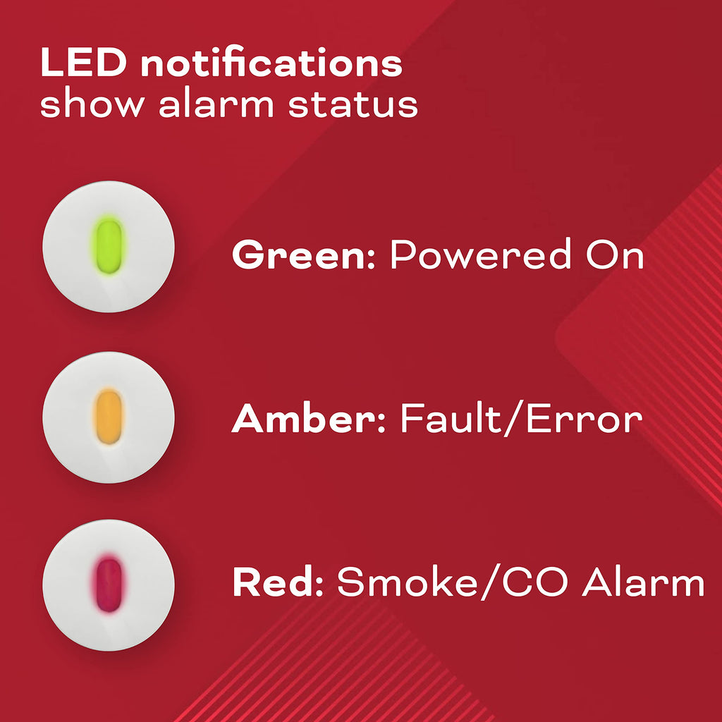 Smoke & Carbon Monoxide Detector, AA Battery Powered, 1 Pack F869
