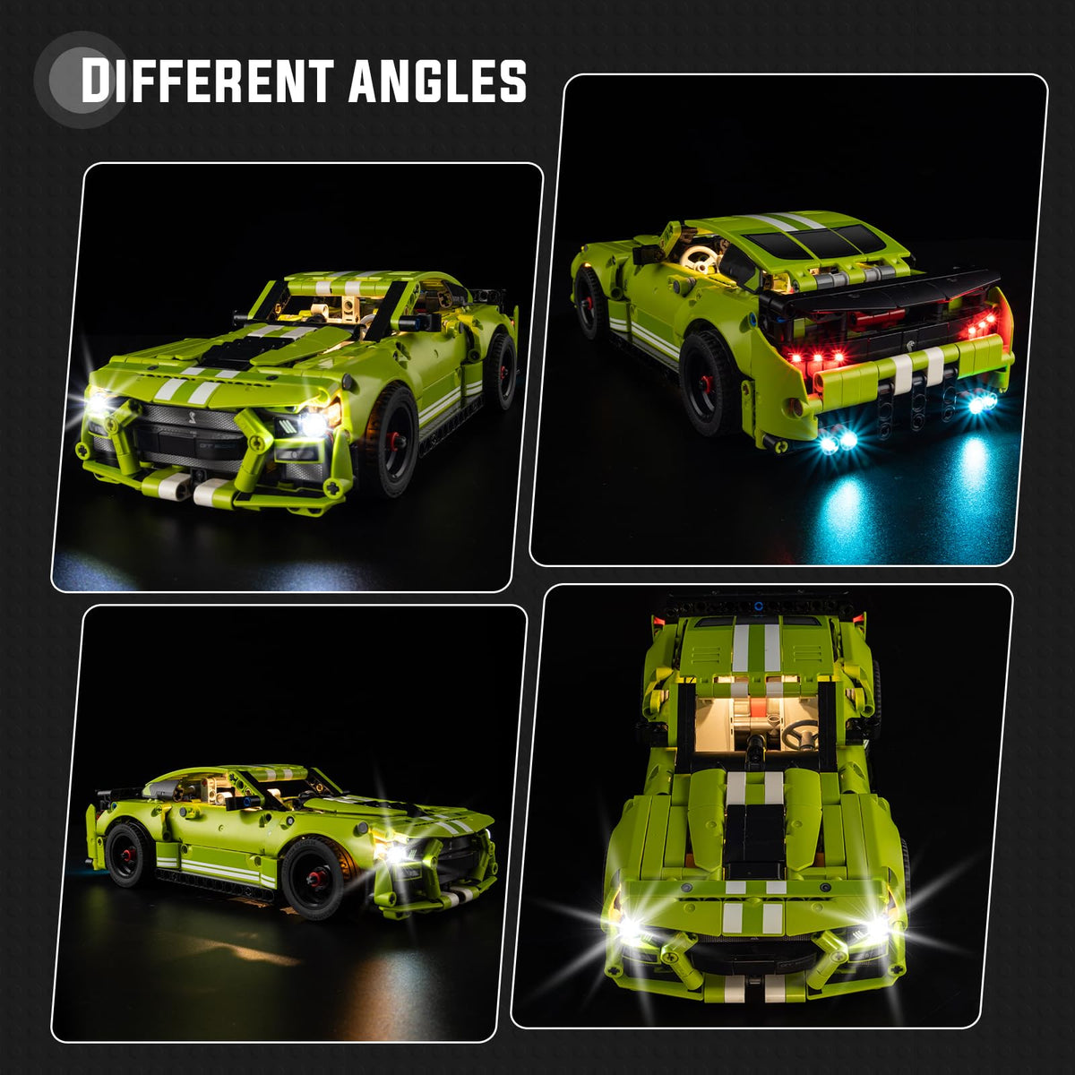 Light Kit Compatible with Technic Car, Lighting Accessories for Display C952624