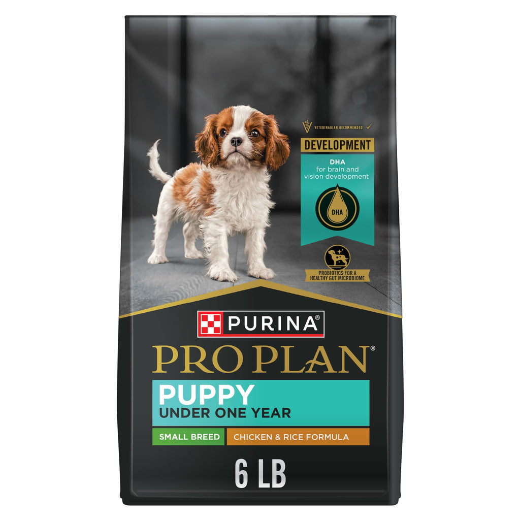 Chicken & Rice Small Breed Puppy Food 6 lb Bag Y584229