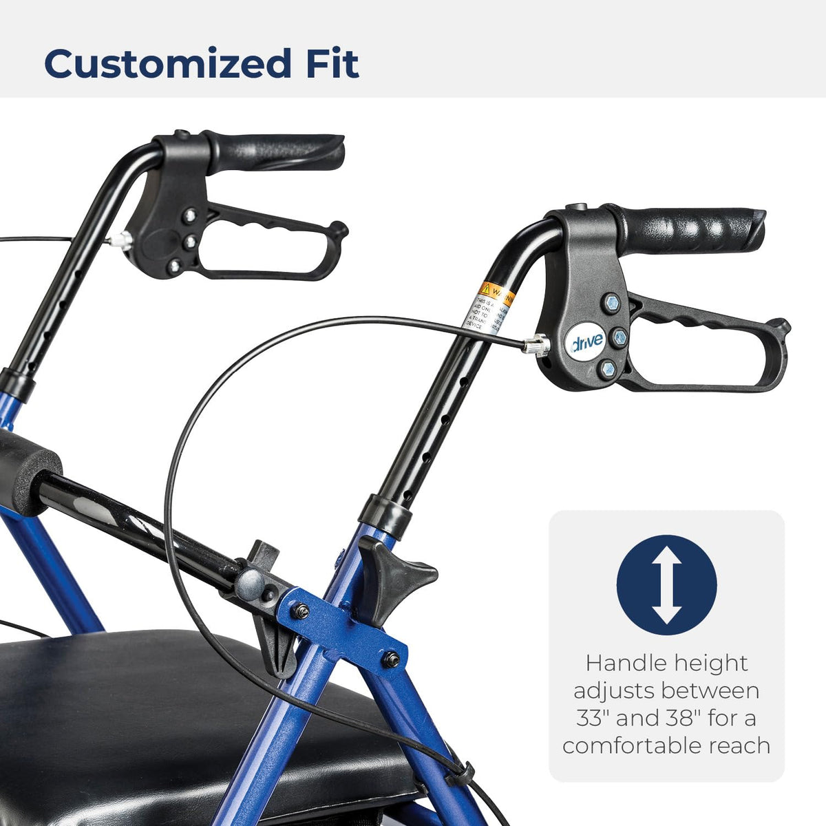 Foldable Rollator Walker with Seat Y221