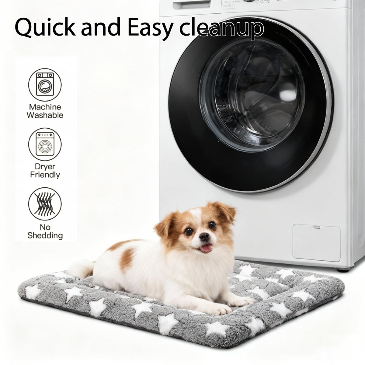 Reversible Machine Washable Dog Bed Mat G5796