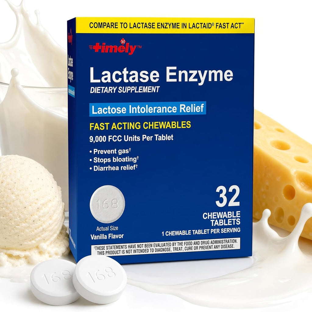 Lactase Enzyme Caplets 9,000 FCC Units W6659
