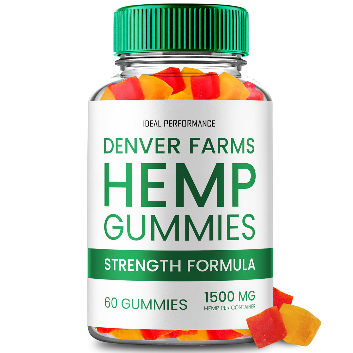 Maximum Strength All Natural Hemp Gummies 60 Gummies D702489