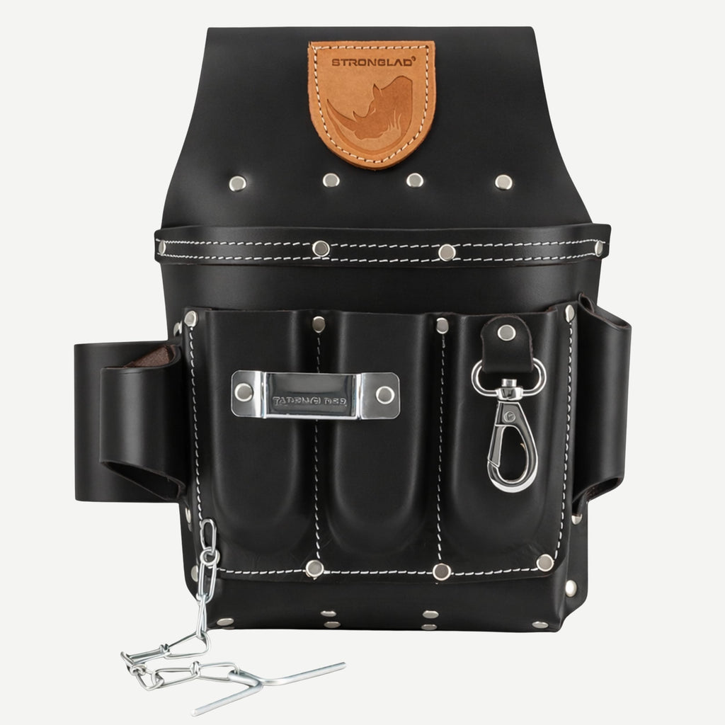 13-Pocket Top-Grain Leather Electricians Tool Belt O4955