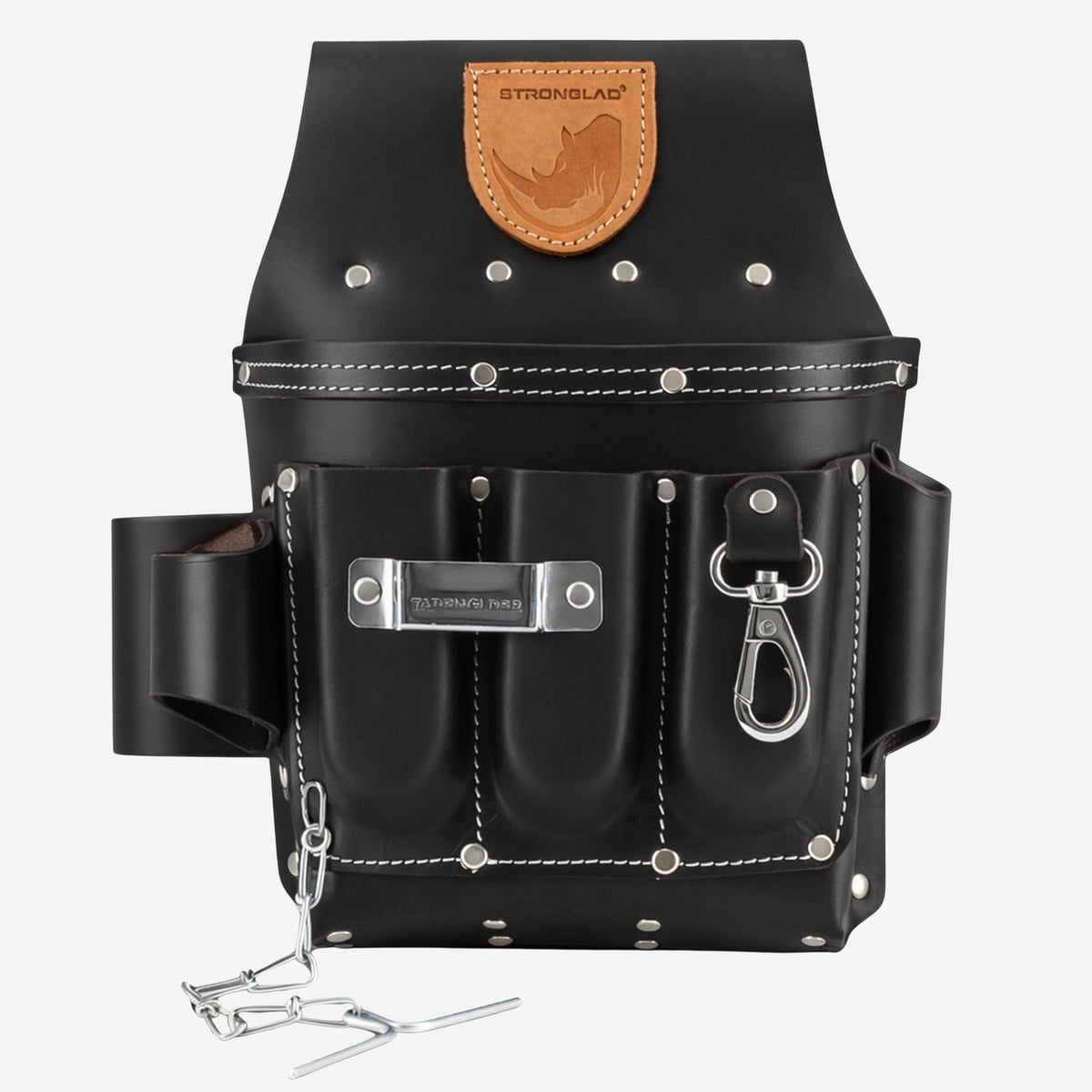 13-Pocket Top-Grain Leather Electricians Tool Belt O4955