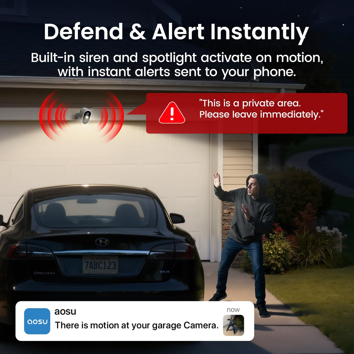 2K Solar Security Cameras Wireless Outdoor System I120057