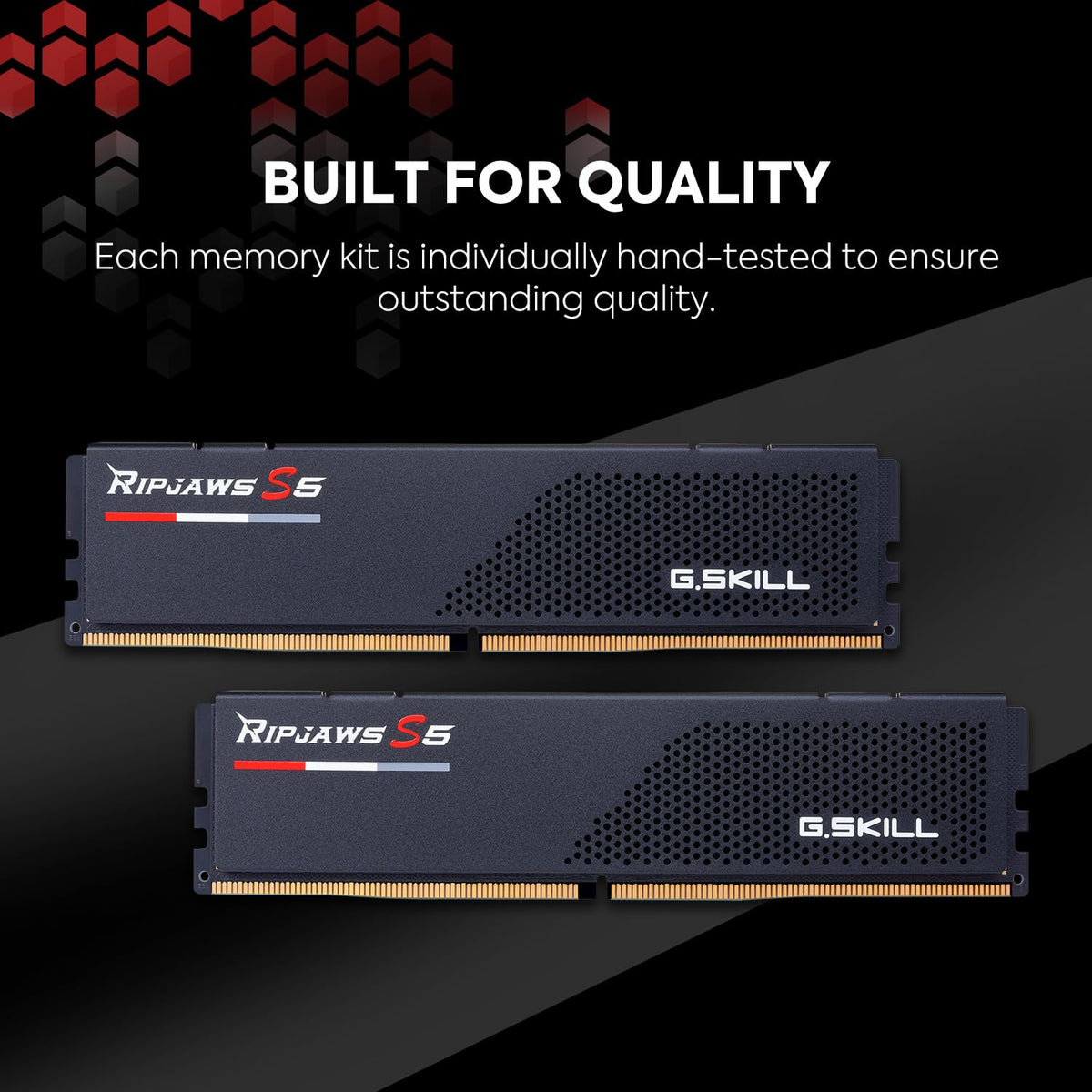 DDR5 Desktop Computer Memory 64GB 2x32GB Matte Black S446605