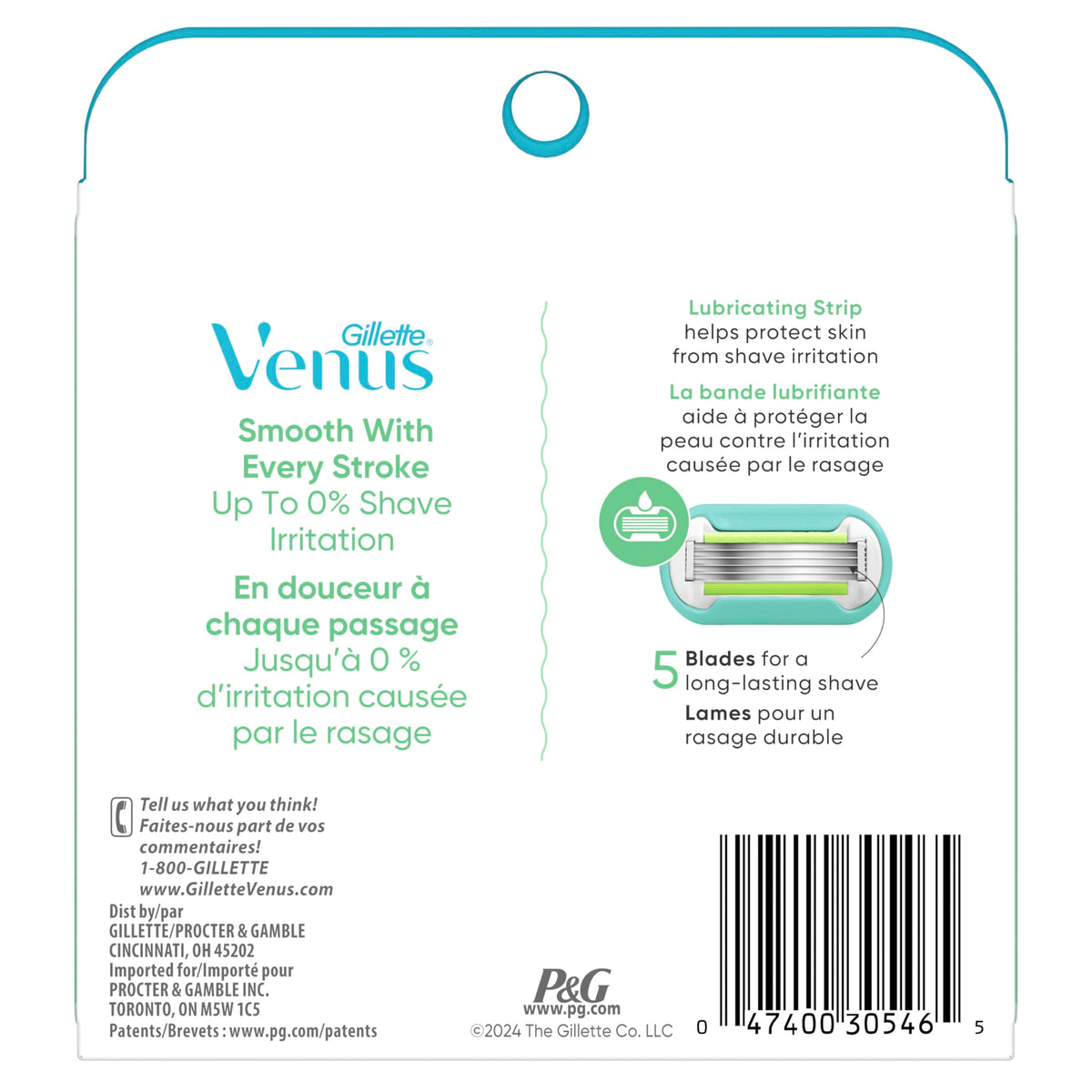 Womens Razor Blade Refills, 6 Count U876
