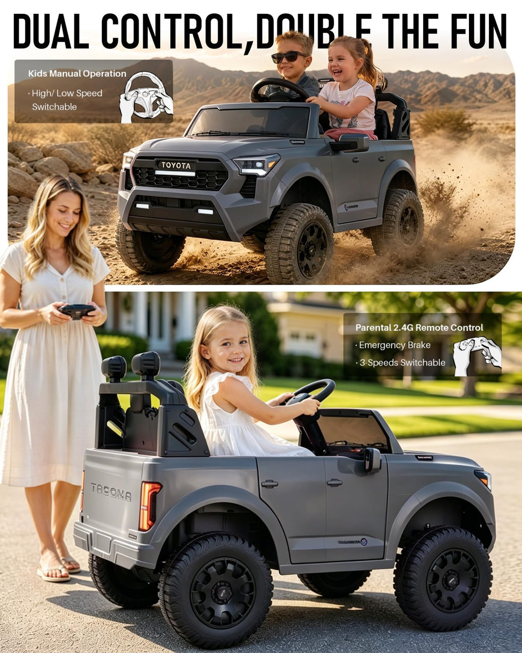 24V 2 Seater Ride On Kids Car S2900
