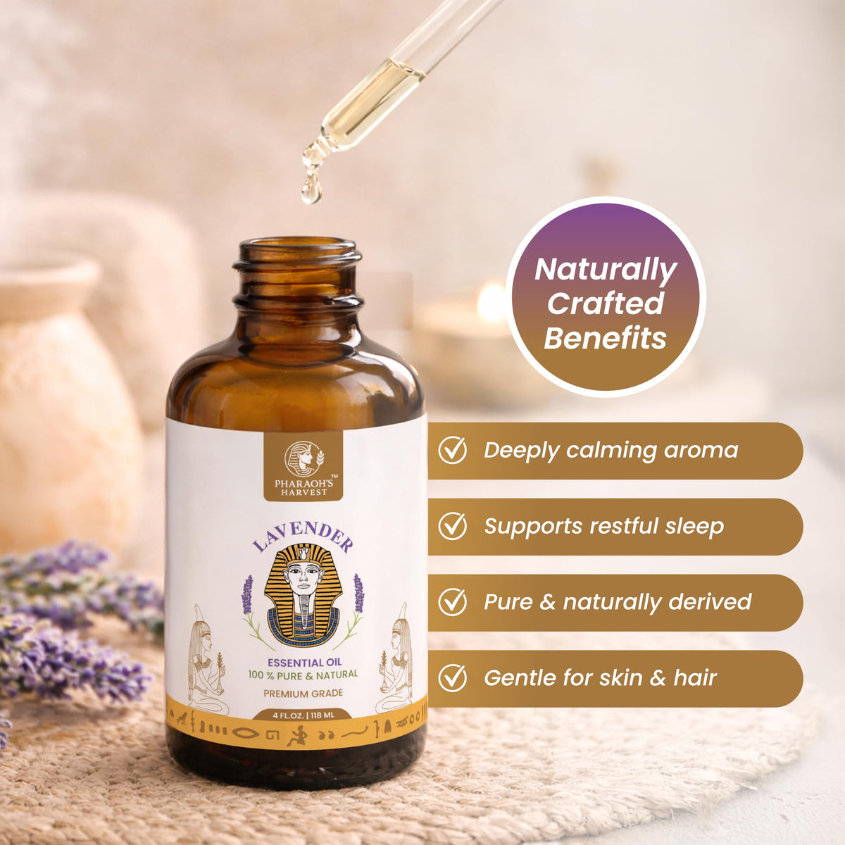 Lavender Essential Oil 4 Fl Oz Y5955
