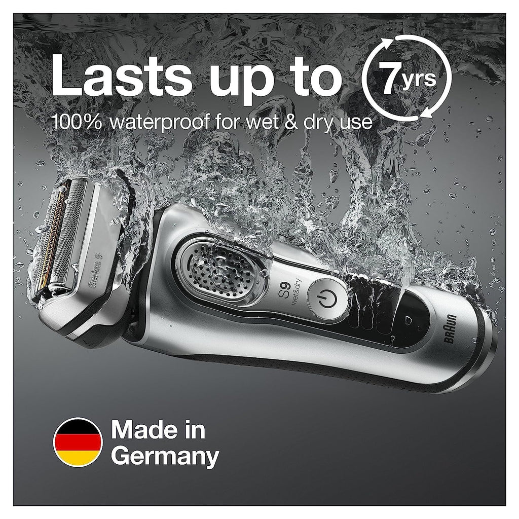 Electric Razor for Men, Waterproof Foil Shaver, Wet & Dry Shave, Silver E35937