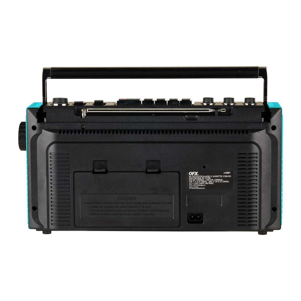 Aqua Bluetooth Cassette Player Recorder J844325
