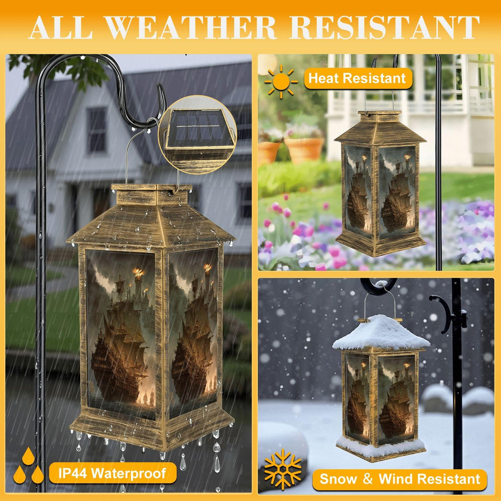 Waterproof Solar Powered Hanging Lantern B44456
