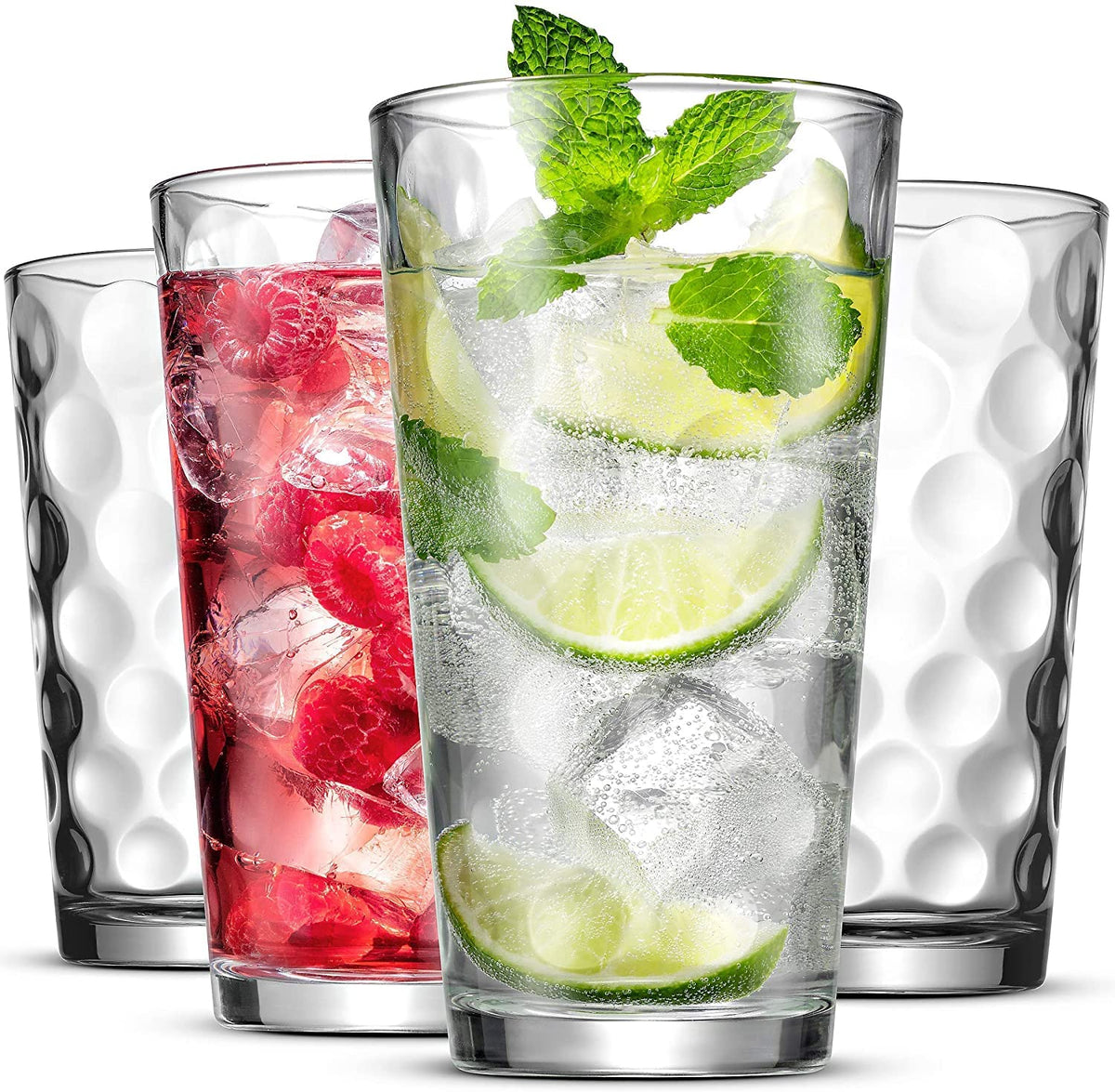 Set of 12 Stackable Drinking Glasses A44259