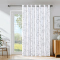Grey White 100x84 Blackout Curtains L762237