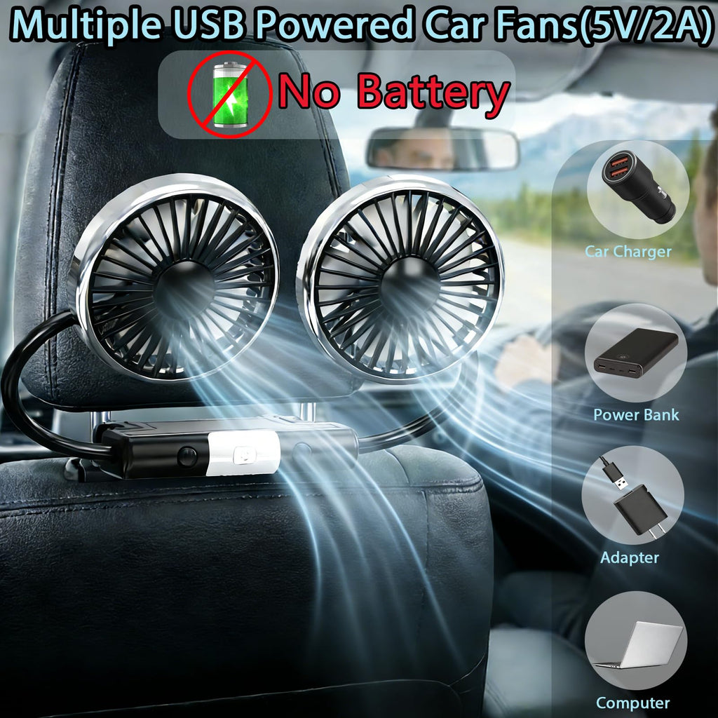 Car Backseat Fans O52480