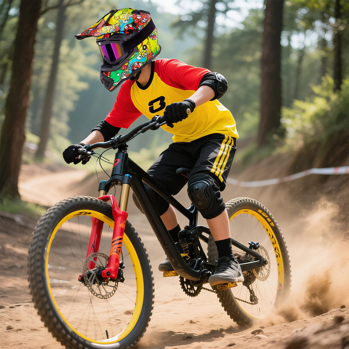 Kids DOT Approved Motocross Helmets B39845