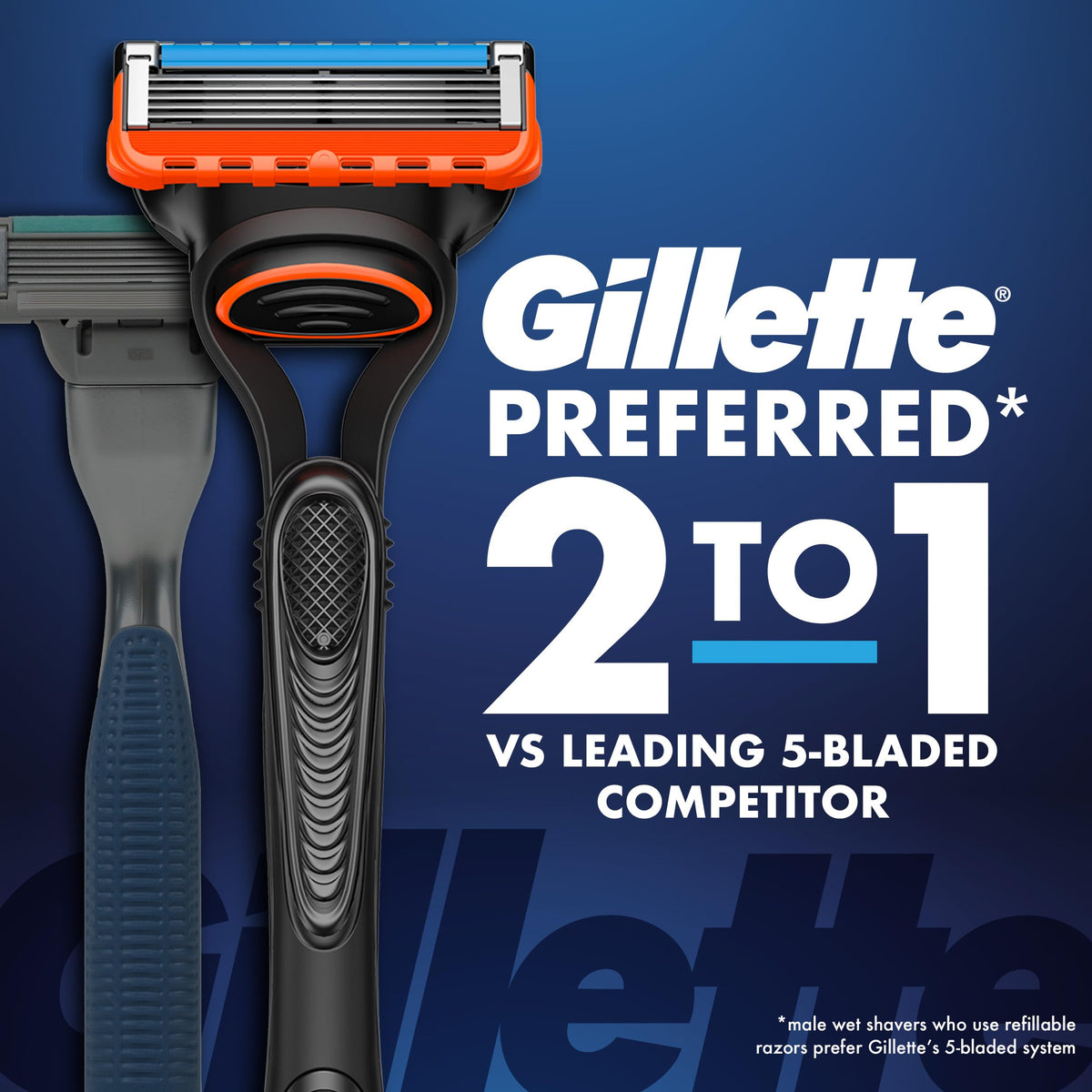 Razor Handle + 2 Razor Blade Refills G34375
