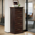 4 Drawer Walnut File Cabinet W4730