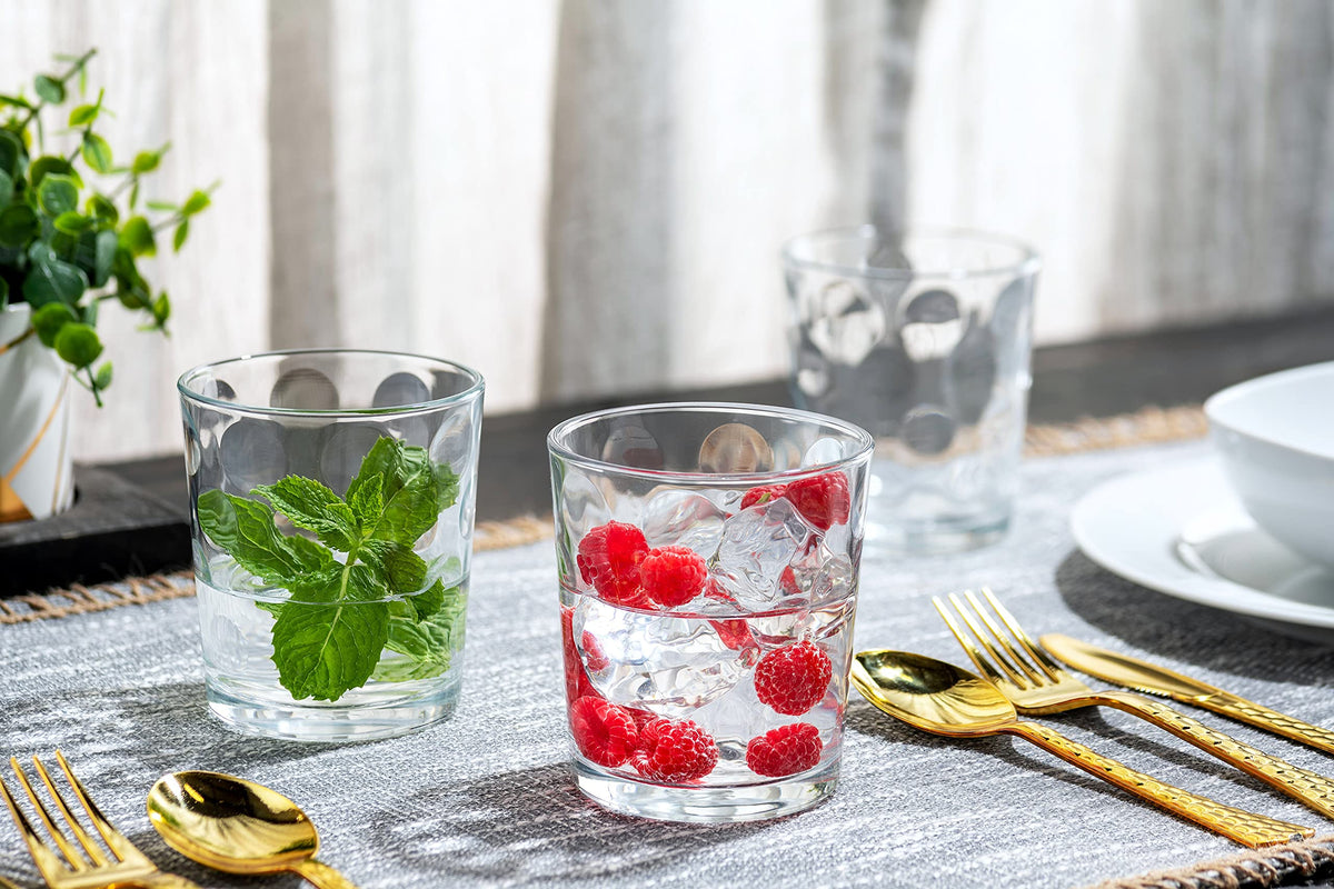 Set of 12 Stackable Drinking Glasses A44259