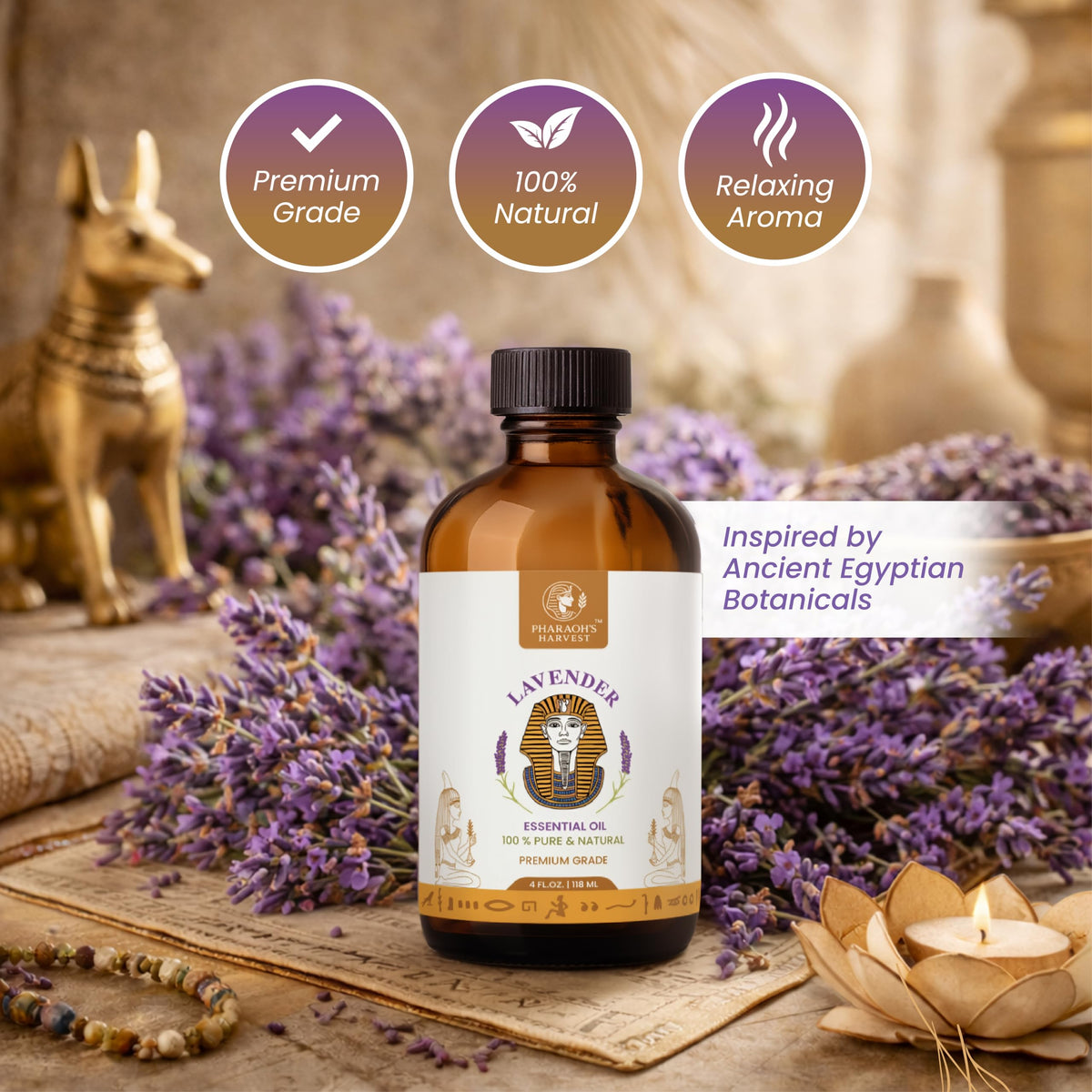 Lavender Essential Oil 4 Fl Oz Y5955