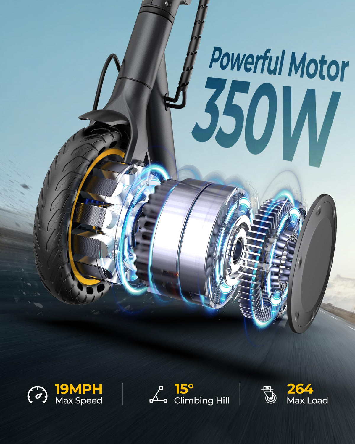 500W Electric Scooter G8688
