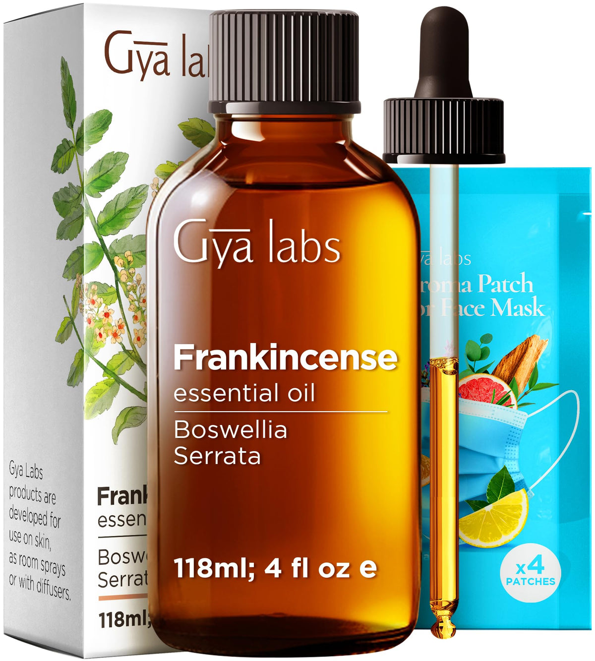 Frankincense & Lavender Essential Oil Set 2x4 Fl Oz K770