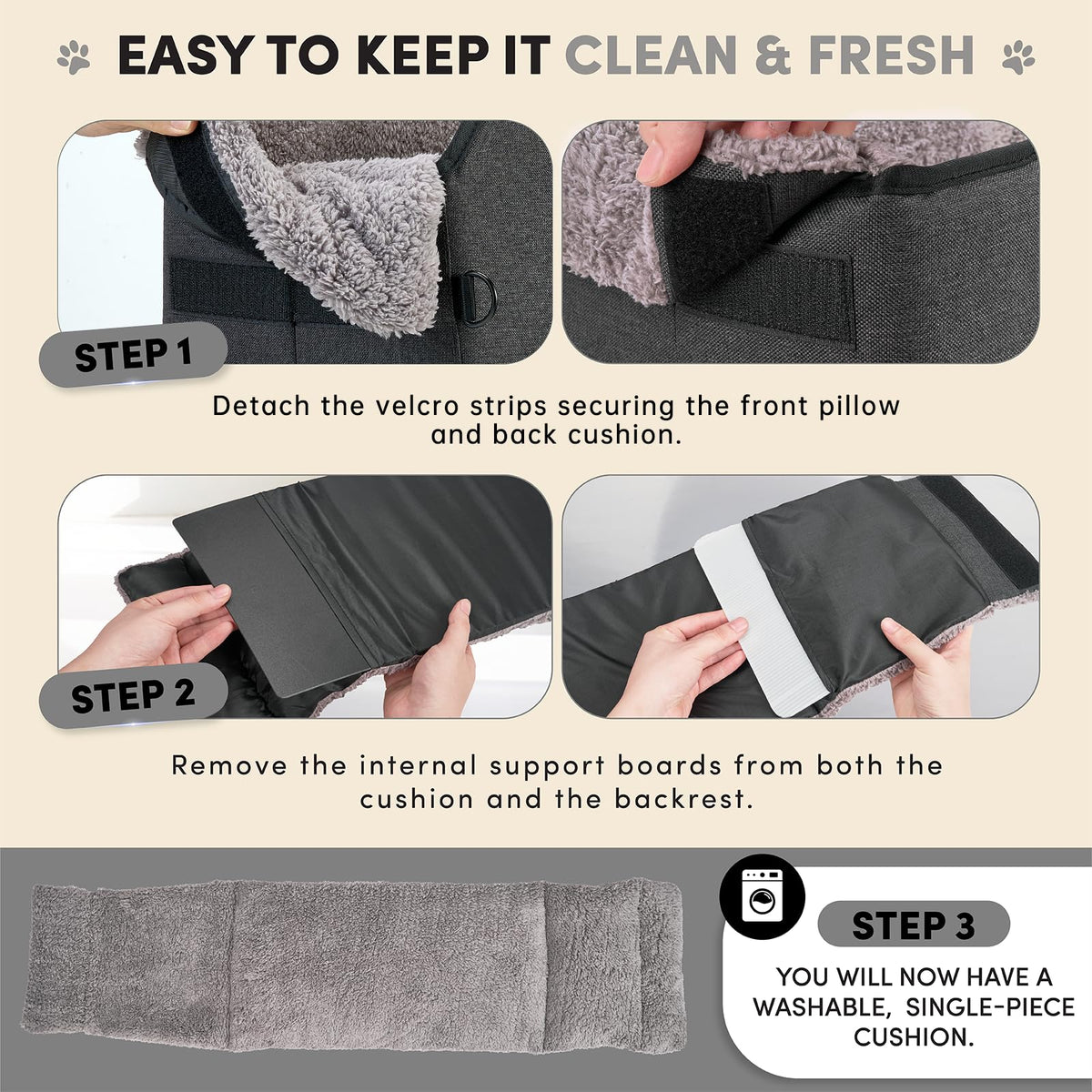 Grey Dog Car Seat Z98881