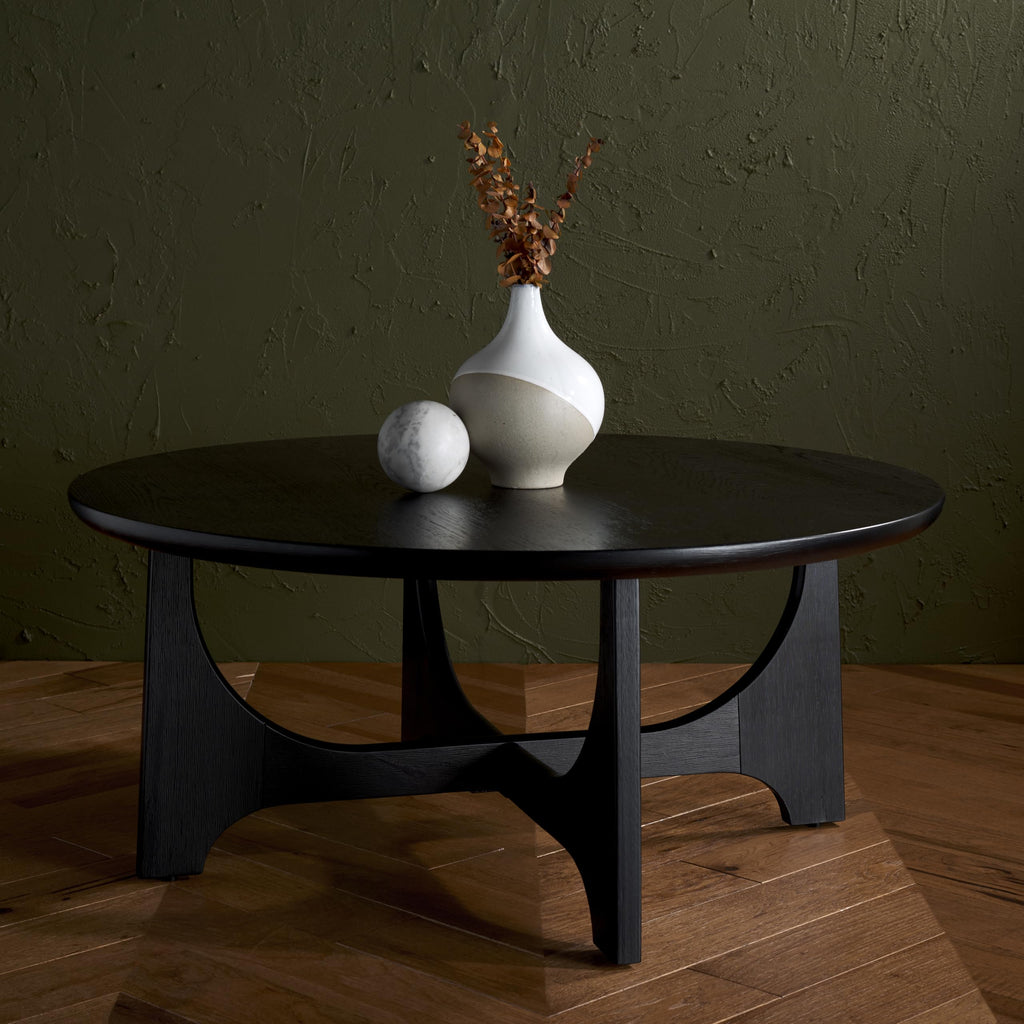 Black Wood Coffee Table T7405