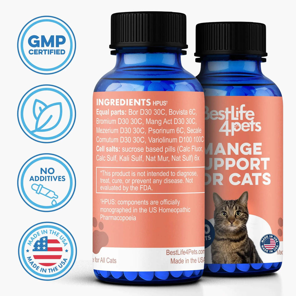 Mange Support for Cats 400 Pills J2117