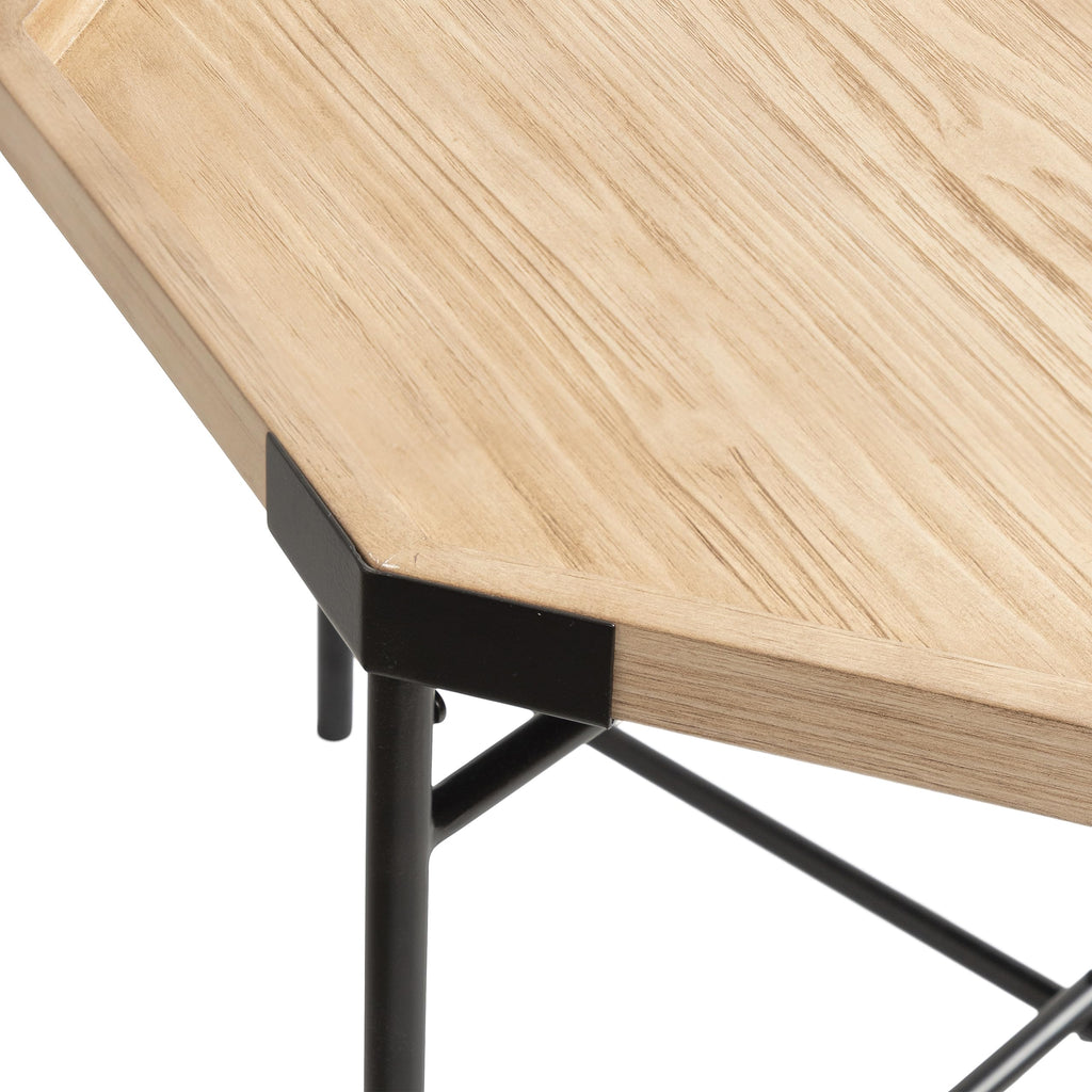 Two-Tone Octagon Coffee Table N490
